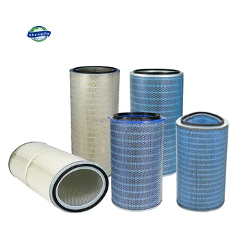 Supply Polyester Dust Collector Pleated Filter Cartridge Dust Remover Industrial Cartridge Filter