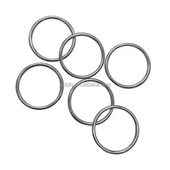 O shape circle ring 30 mm Zinc Alloy connected belts round Buckles Nickel-Free Buckles for coats accessories metal buckles