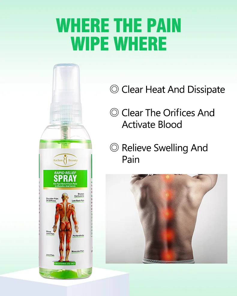 Aichun Beauty Nautral Rapid Relief Spray For Fast Relief From Pain In Muscles And Joints Buy