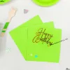 Green 33cm napkin*20pcs