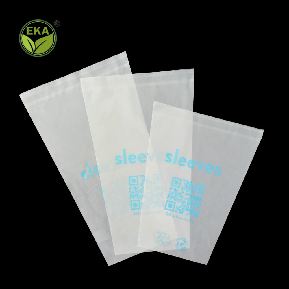 Custom Oem Special-Shaped Pocket Bouquet Plastic Packaging Sleeve  Biodegradable Pouch Packaging Plastic Package Compostable Bag
