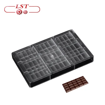 molde para chocolate 3 large chocolate bar molds customized candy bar chocolate molds for sale