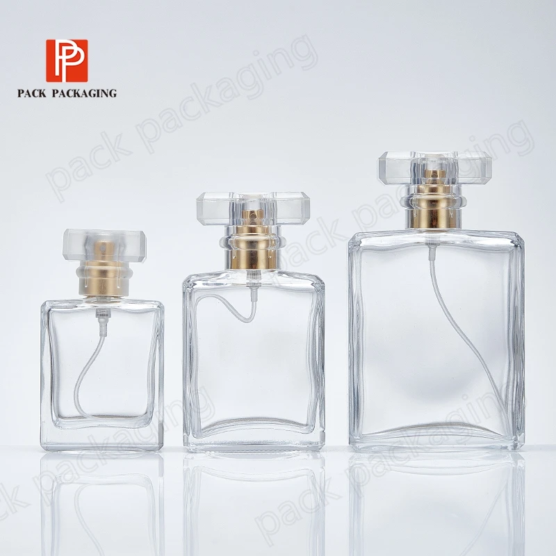Unique Square Design 30ml Small Glass Perfume Bottle Polished for  Convenient Storage of Oils Refillable and Packaged