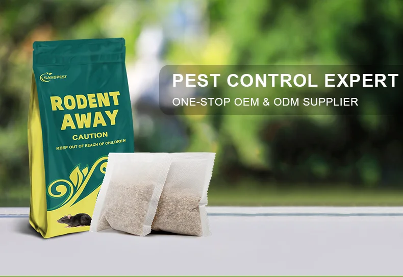 Factory Oem Natural Anti Rat Mice Pouches,Pest Control Mouse Repellent,Natural Rodent Away