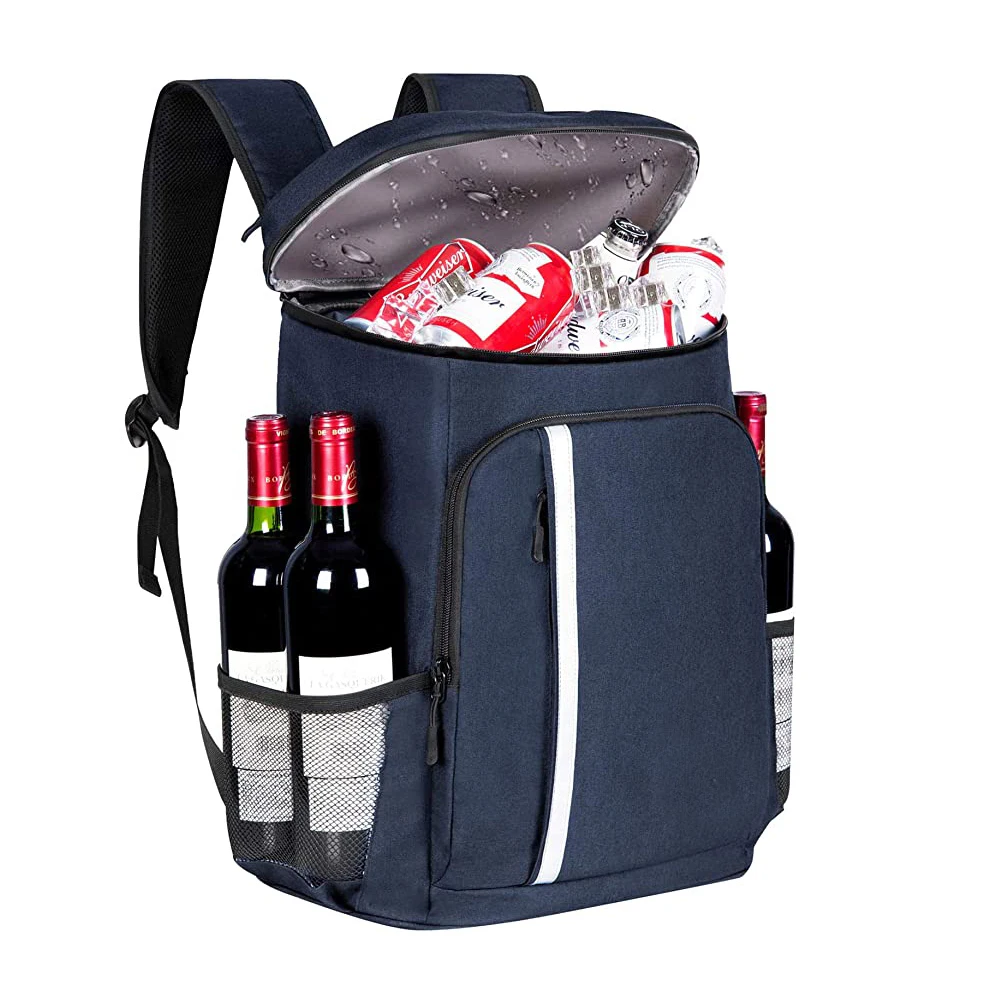 Large Capacity 30 Can Hiking Beer Insulated Leak Proof Backpack Cooler