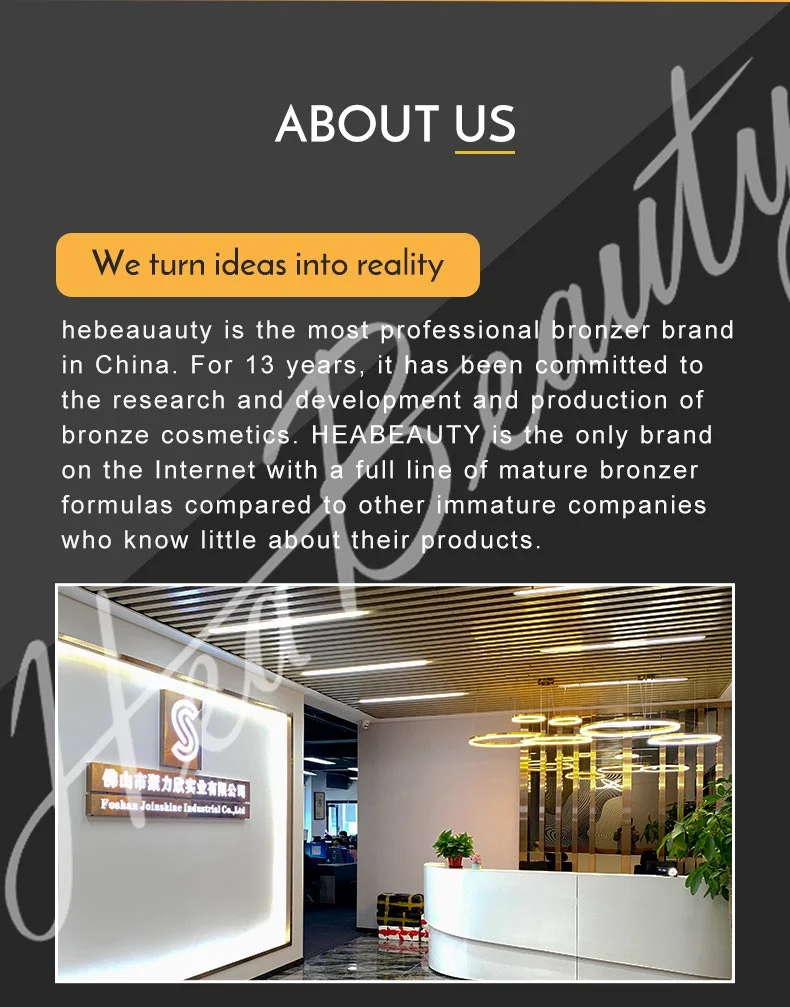 Heabeauty Bronzer Highlevel Custom Natural Tanned Skin Tone Uv Bronzed