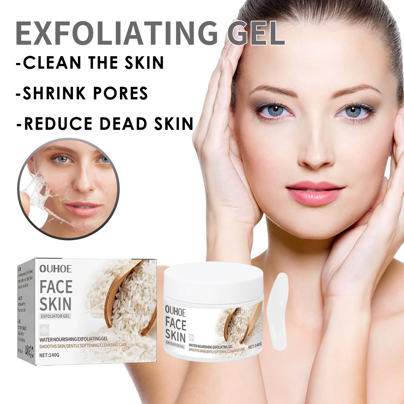 Wholesale Exfoliating Facial Cream Deep Cleansing Natural Organic