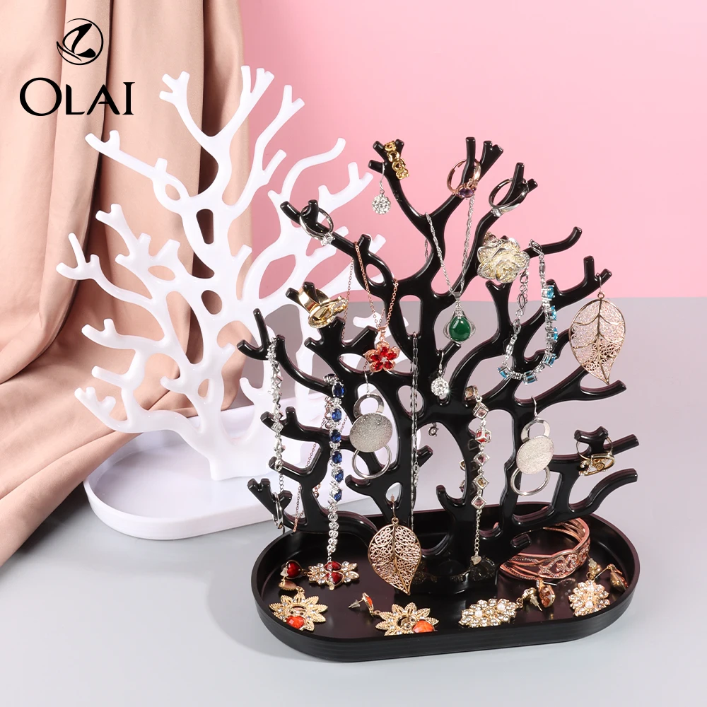 Coral Tree Jewelry Display Table Necklace Bracelet Holder Earring