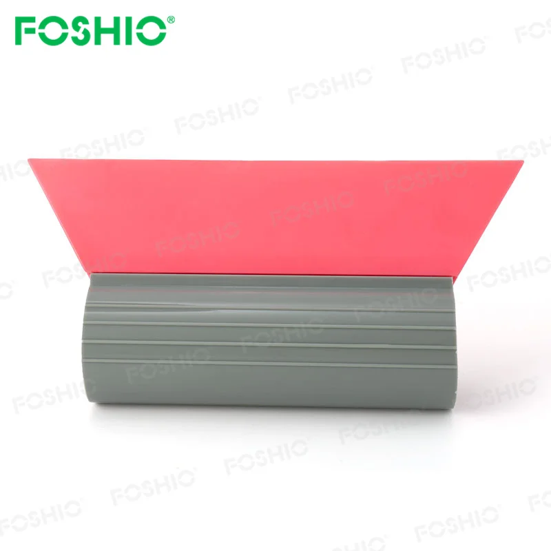 FOSHIO PPF Squeegee Vinyl Wrap Tool, 90A Hardness Anti-Scratch Rubber Scraper Soft TPU Mini Squeegee Window Tint Tool For Paint Protection Film, Squeegee For Window Cleaning (Black