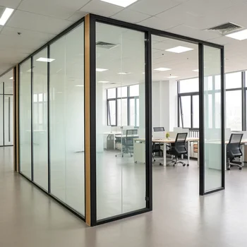 Electrically Controlled Smart Glass Partition Switchable PDLC Frosted Glass Remote Sound Insulation for Modern Office Showrooms