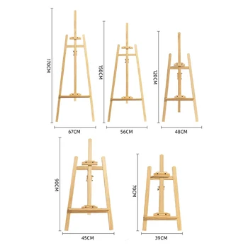 Wholesale Cheap Wood Easel Stand Miniature Wooden Desk Easel for Table Drawing