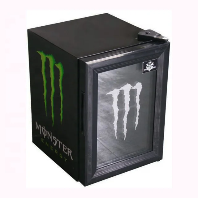 NIHAO Customized Customize High Quality Promotional Lighting Glass Door Mini Fridge Cooler Wholesale for Bar Promotion