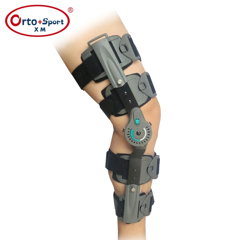 Adjustable Post Op Rom Hinged Knee Brace Telescopic Orthopedic Fracture ...