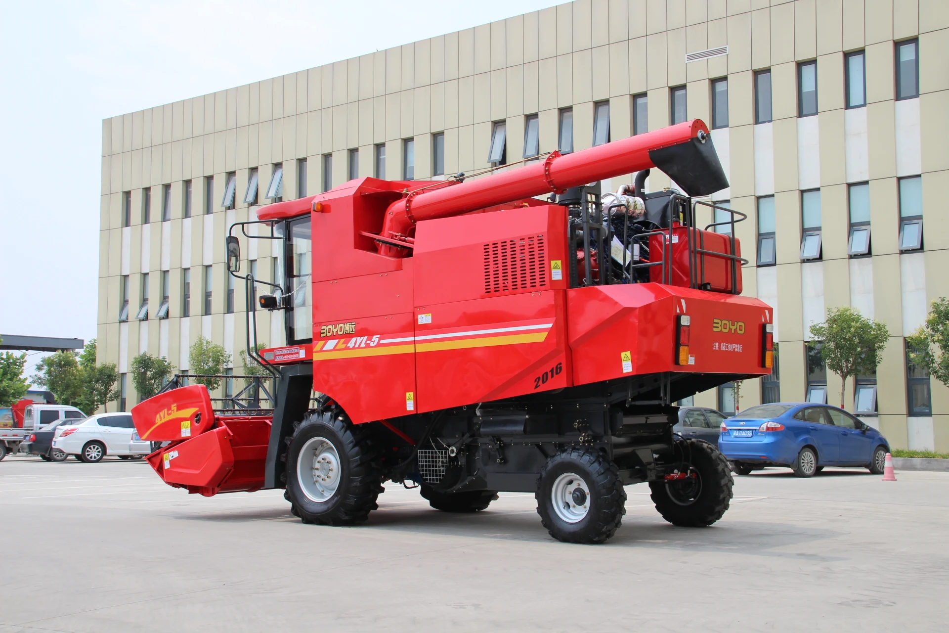 CE 4 Row  Automatic Hydraulic  Wheat Grain Harvester