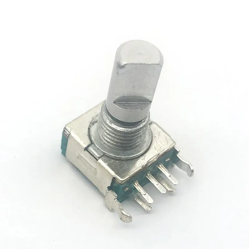 EC11 Rotary encoder code switch audio digital potentiometer with switch 5Pin handle length 6mm