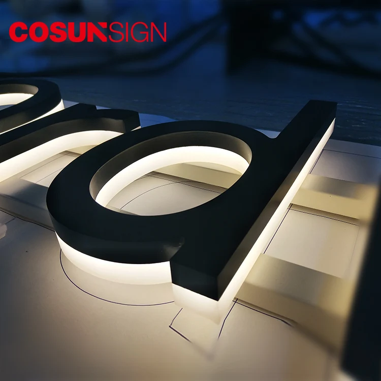 Cosun Led Sign Board Illuminated Signage Raceway Customised Acrylic 