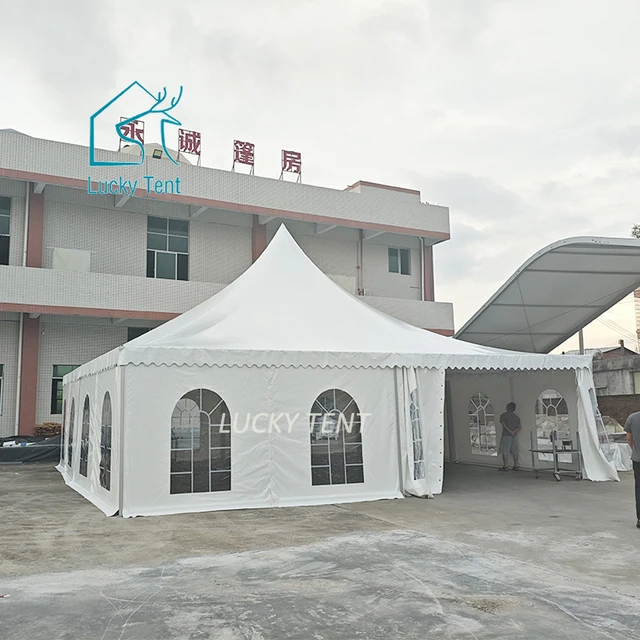 Newest Promotional Outdoor Marquee Trade Show Tent 10x10m Pagoda Tents for Event Wedding Party