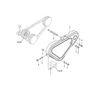 Factory Price for Yanmar 6CHL 6CHL-N Engine Bolt M 8X16 Plated 26106-080162