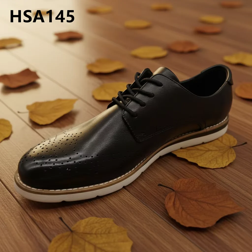 HY,Exclusive Styles Hollow Out Print Dress Shoes for Party Wedding High-end Full Grain Leather Business Person Shoes HSA154
