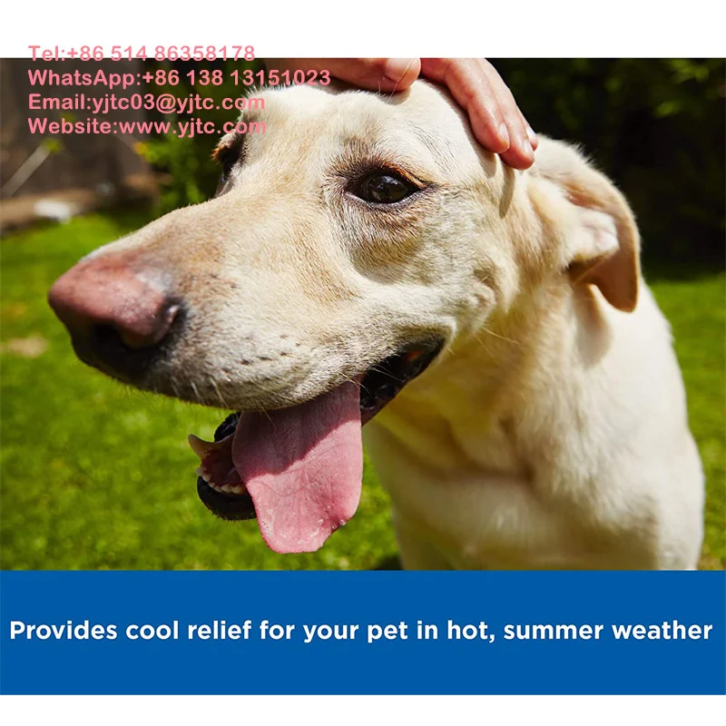 Охлаждающий коврик для собак, используется в помещении на открытом воздухе или в автомобиле
