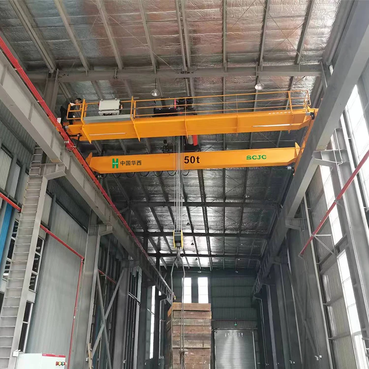 Double Girder Bridge Overhead Crane 35/50t Electric Crane Krane 8/10/20/30/35 Span Industrial Machinery and Equipment for Sale factory