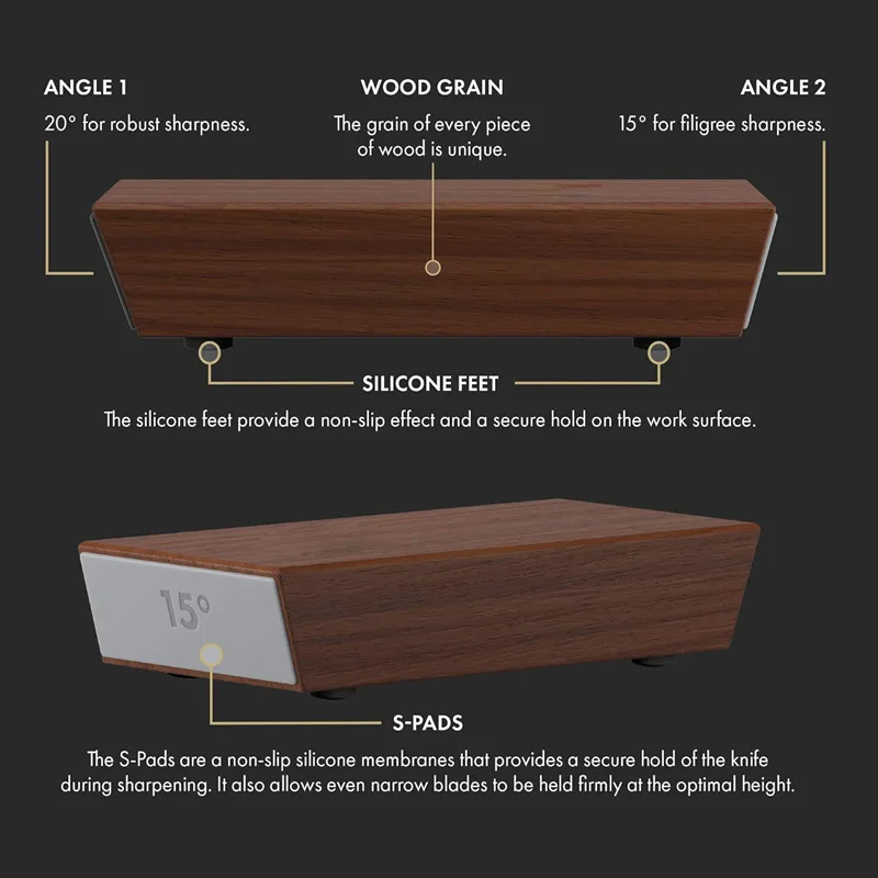 Rolling Knife Sharpener Kitchen Detachable Sharpening Stone Kit Manual Diamond Knife Sharpener Roller Set for Knives