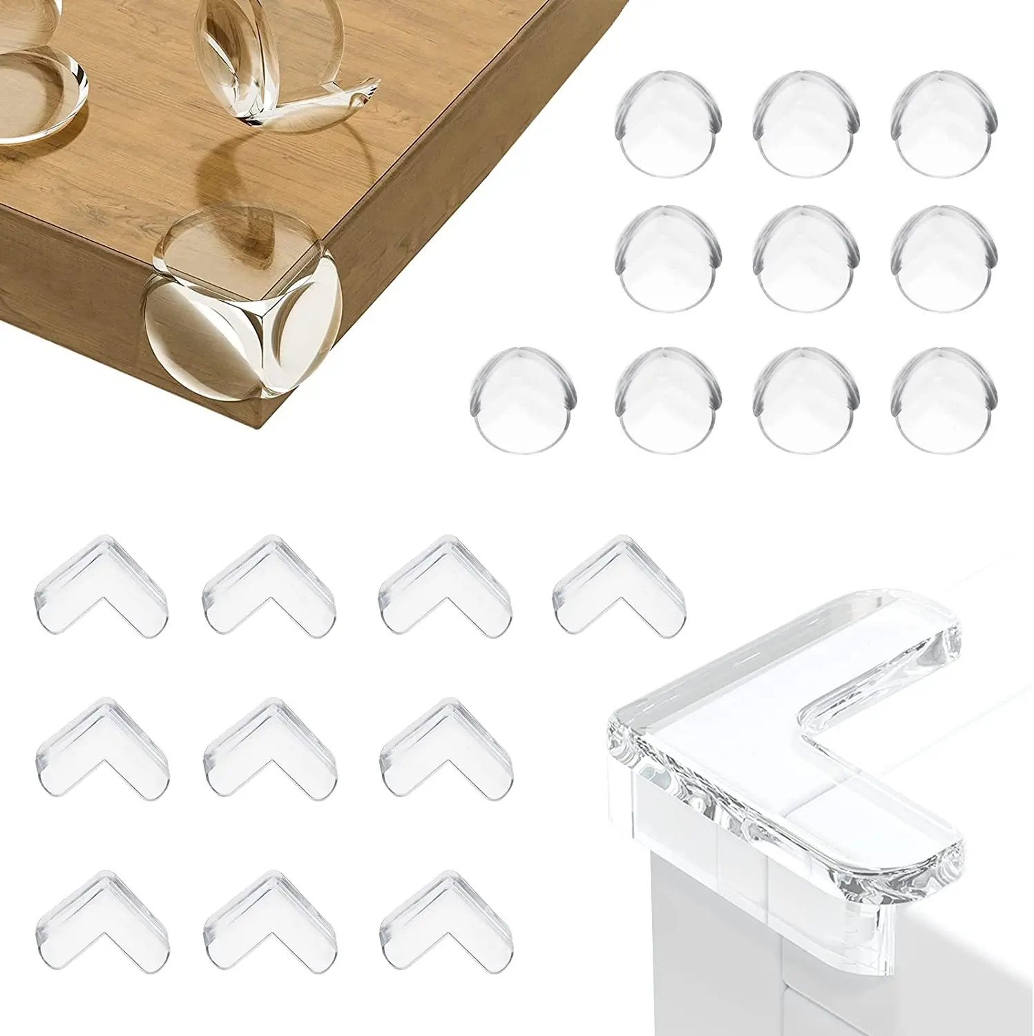 Premium Clear Furniture Edge Corner Protector Baby Safety Desk Table ...