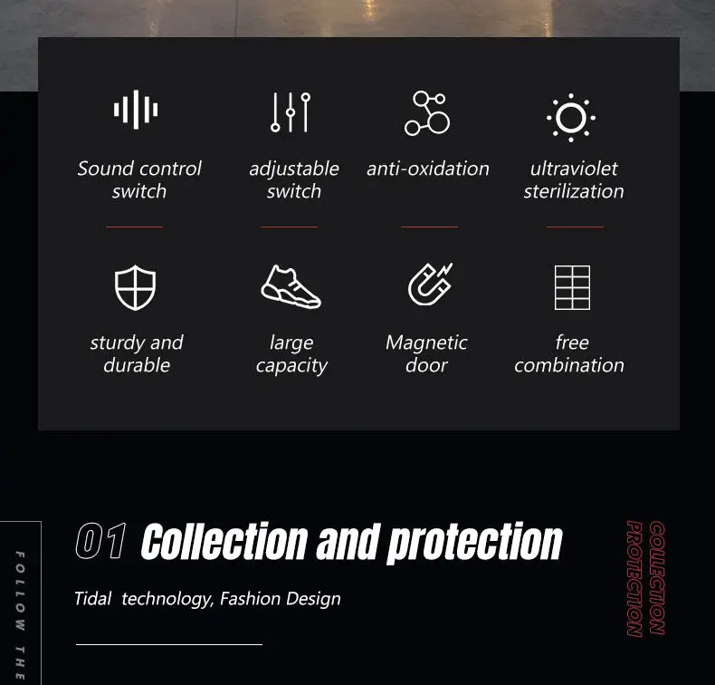 Side Open Plastic Uv Light Shoe Box Sneaker Crates Transparent Shoe Box