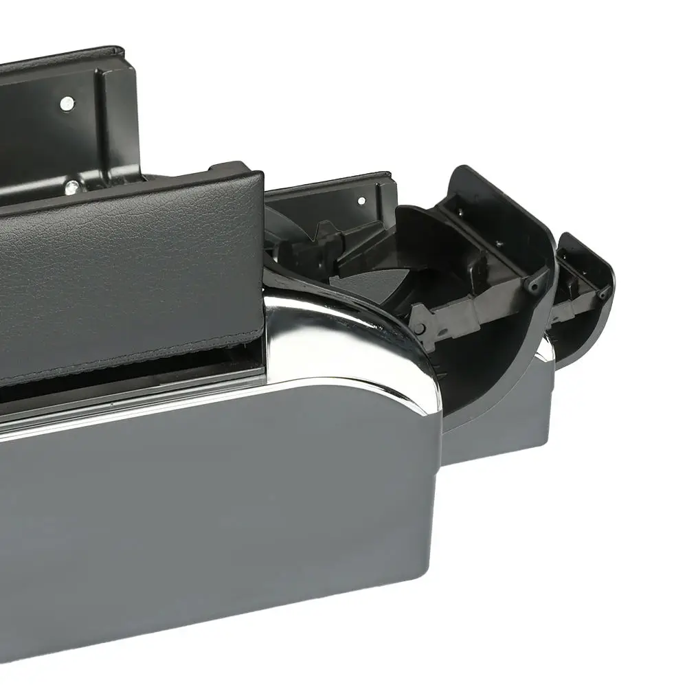 product usb adjustable universal armrest box auto interior central store content box car armrest box with cup holder-6