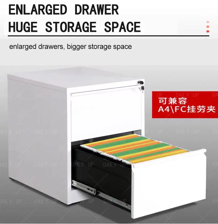 2/3/4 Drawer file cabinet office metal drawer storage cabinet cheap steel drawer metal filing cabinet