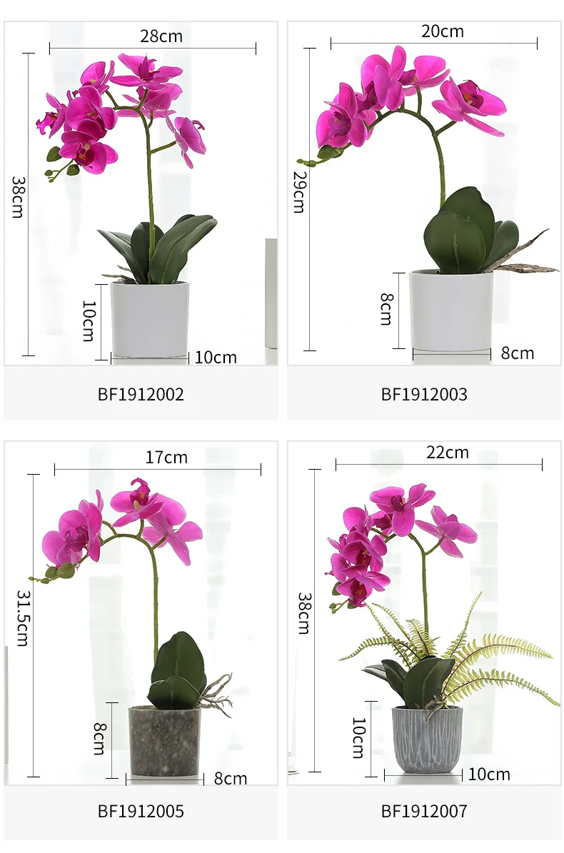 Artificial Orchid Plant Flower Homesense Ebay Online In Bulk Malaysia