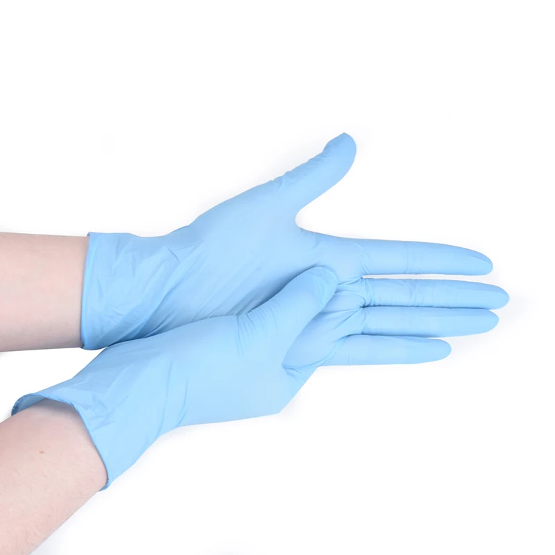 Дешевые оптовые перчатки от производителя, одноразовые нитриловые перчатки для ногтей с покрытием для пищевых продуктов, латекс