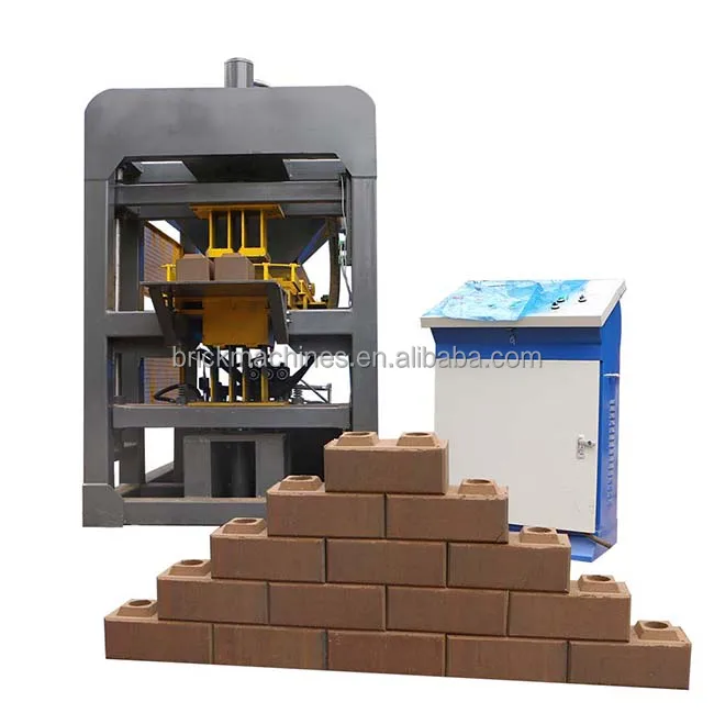 Automated Hydraulic Press Clay Mud Interlocking Block Machine