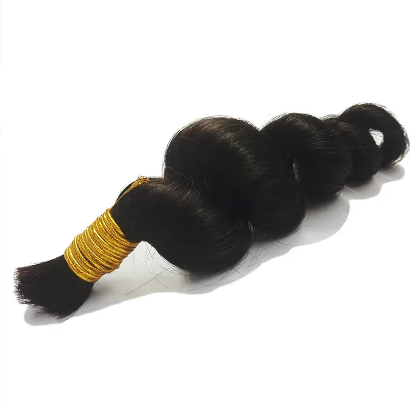 Brazilian Curly Wave Human Hair Bundle Extensions For Full Volume_voghion.com