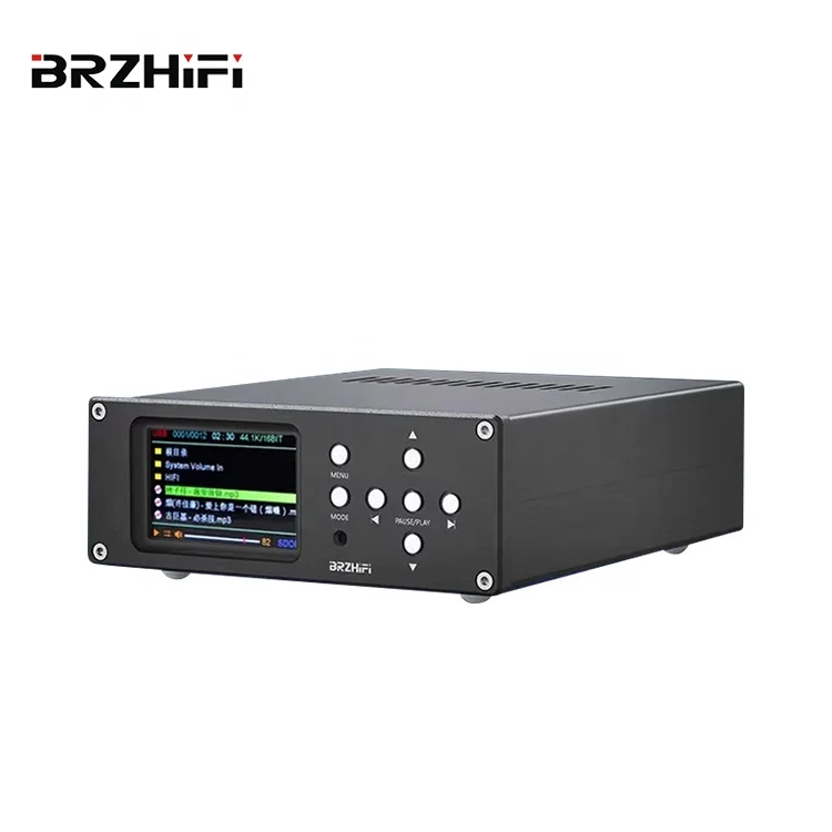 BRZHIFI Atacado Controle Remoto Dual Core ES9038Q2M Áudio Sem Perda Hifi Amplificador Digital para Carro Reprodutor de CD