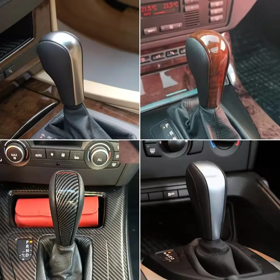 thumbnail image 2 of OMAC Walnut Wood T-Handle Gear Shift Knob For BMW E36 E46 E60 E61 E38 E53 E83 – Automatic 2 of 6