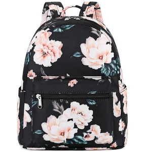 High Quality Unisex Camellia Mini Book Backpack Good Quality Letter-Printed Purses and Handbags Wholesale