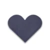 สีน้ำเงินเข้มรูปหัวใจ