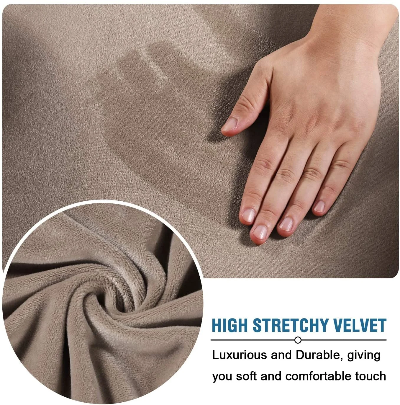 Removable and Washable Solid Plain Polyester Spandex Fundas Elastics Para Sofas Sofa Sleep Covers