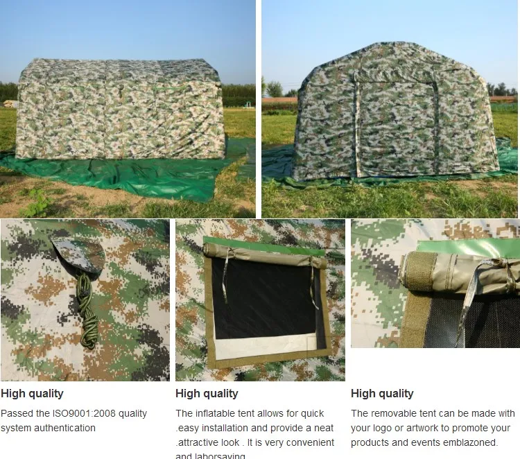 Double Safe Professional Winter Inflatable Tent Shelter
