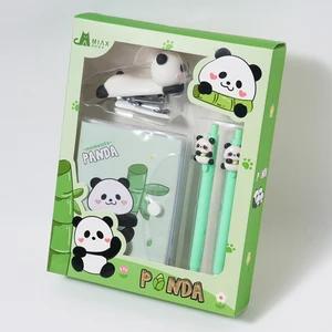 Stationery Set Gift Box Stapler Stapler Stapler Notebook Neutral Pen Ballpoint Pen Giving Students Holiday Gifts