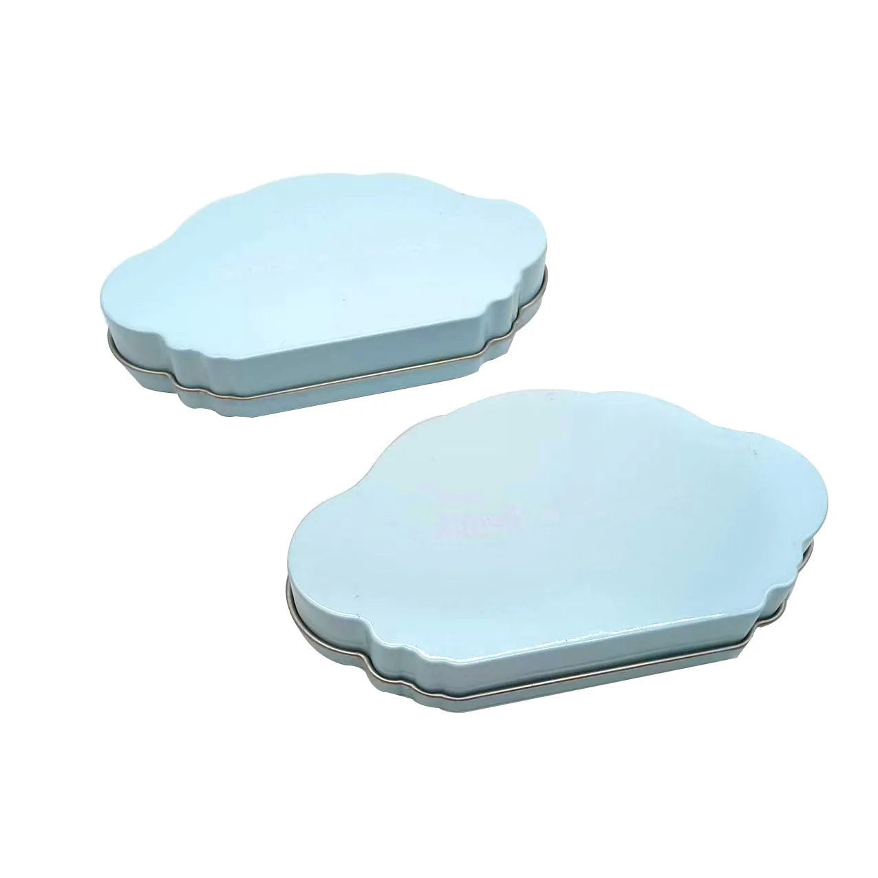 New Design High Quality Cloud Shape Empty Metal Cosmetic Candy Packaging Tin Box