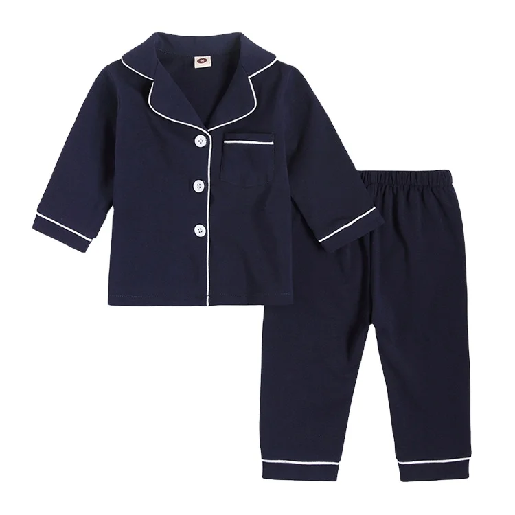 2023 новый дизайн, Детская Пижама с длинным рукавом, для девочек и мальчиков, из бамбука, 100 хлопок, пижамный комплект