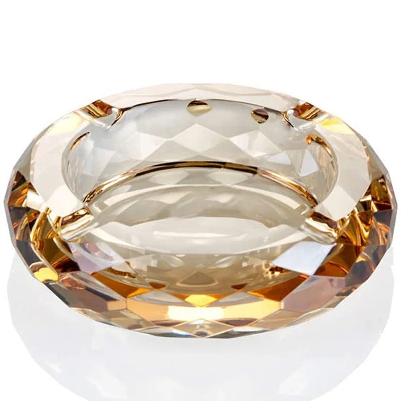С украшением в виде кристаллов для пепельница стеклянная пепельница для сигарет