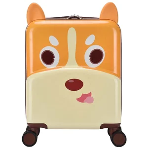 3D Cute Animal 16 Inch Custom Pattern Kids Suitcase Luggage Travel Suitcase Custom Cartoon Pattern Luggagekids