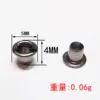 7 Gunmetal - ตาไก่ขนาดเส้นผ่านศูนย์กลางด้านใน 2.5 มม.