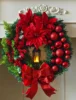 Red 30cm christmas wreath