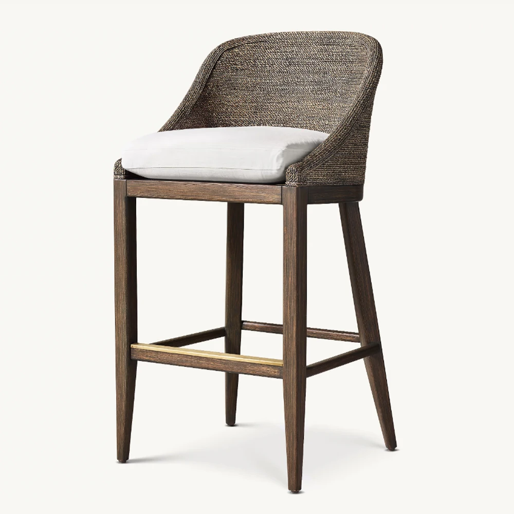 2024 Defaico Factory Custom Soild Stools Bar Chairs High Chairs for Counter Bar Stool for Dining Room
