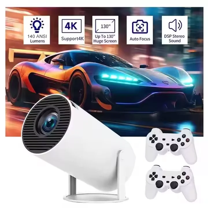 Smart Mini Projector Hy 300 LCD 720p 1080P Android 11.0 Home