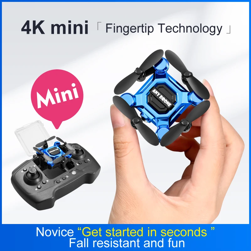 802 Mini Drone Fpv with 4k Camera Aixs 360 Degree Flip Kids Drone Smart  Hover Pocket Drone